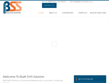 Tablet Screenshot of bulksmssolution.com